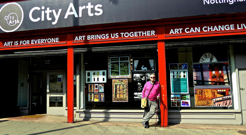 Tony at City Arts in Nottingham