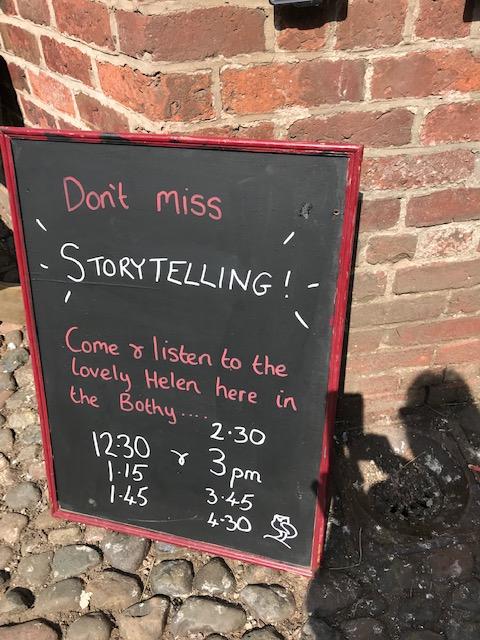 Helen Stewart storytelling at Tatton Park