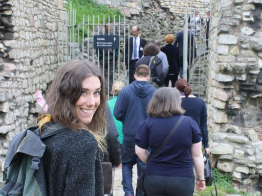 Rebecca Hearne out on an archaeology trip