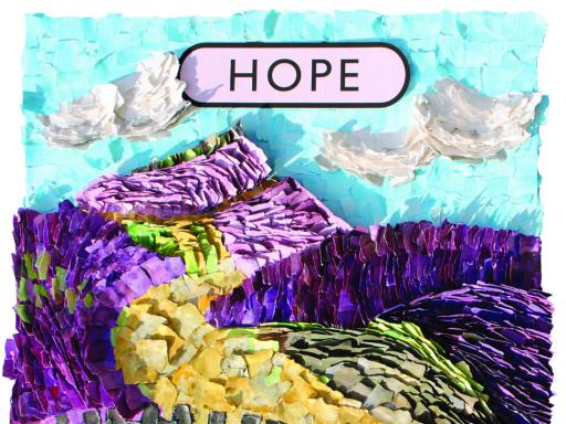 High Peak Community Arts’ Project eARTh; participants working with artist Caro Inglis