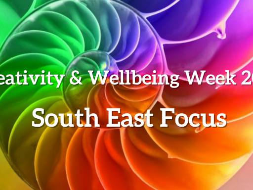 Creativity & Wellbeing Week 2022 South East Focus design