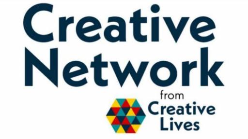 white background with text "creative network"
